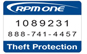 Mosites Motorsports Theft Protection